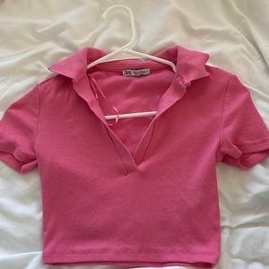 Crop top polo
